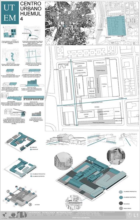 Lamina Partido General Laminas De Presentacion Arquitectura