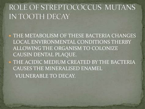 Microbiology Of Dental Caries Ppt