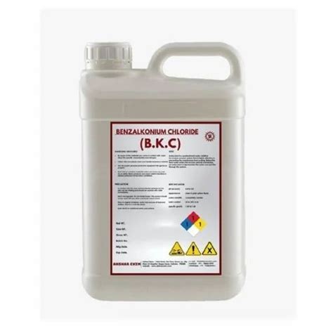 Benzalkonium Chloride Bkc For Surface Disinfectant Liquid At Best