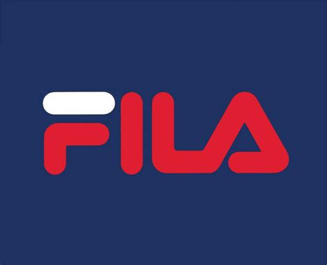 Fila Logo Brand Symbol Design Clothes Fashion Vector Illustration With ...