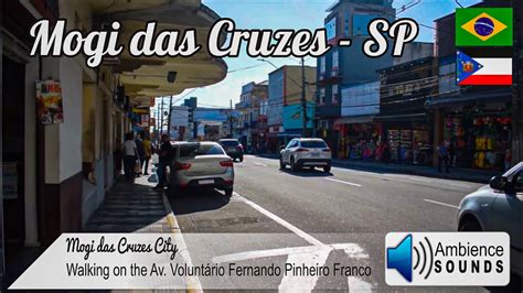 City Mogi Das Cruzes In Brazil Avenue Avenida Volunt Rio Fernando