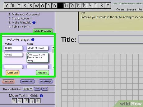 3 Ways To Make A Crossword Puzzle In Microsoft Word WikiHow