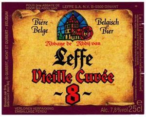 Etiqueta De Bebida Abbaye De Leffe Vieille Cuv E Brouwerij