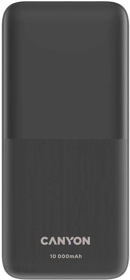 Powerbank Canyon PB1010 10000mAh Czarny - Opinie i ceny na Ceneo.pl