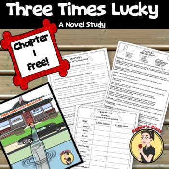 Three Times Lucky Novel Study Free by Apple's Class | TpT