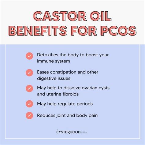 Castor Oil For Cysts In Ovaries With Pcos Pcos Weightloss