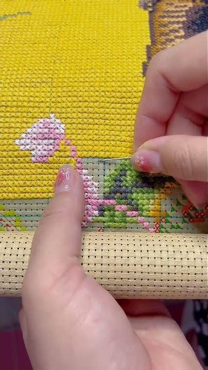 Cross Stitch 用了線蠟是真的很絲滑！愛閣十字繡 十字繡技巧 十字繡愛好者 Youtube