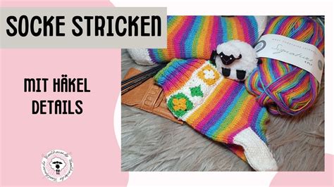 Socke Stricken H Keln Mit Grannys Mit Woll Reste Fr Hlingssocke