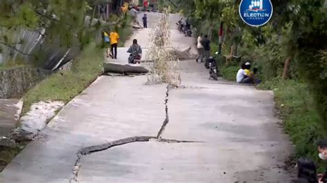 Curah Hujan Tinggi Diduga Sebabkan Tanah Bergerak Di Desa Bojong Koneng