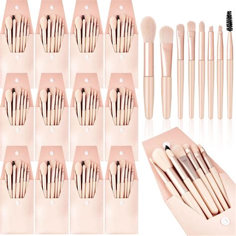 16 Sets Travel Makeup Brush Set Synthetic Fiber Face Make Up Brushes Bridesmaid T