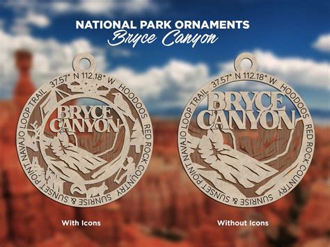 Bryce Canyon National Park Christmas Ornament Travel Ornament