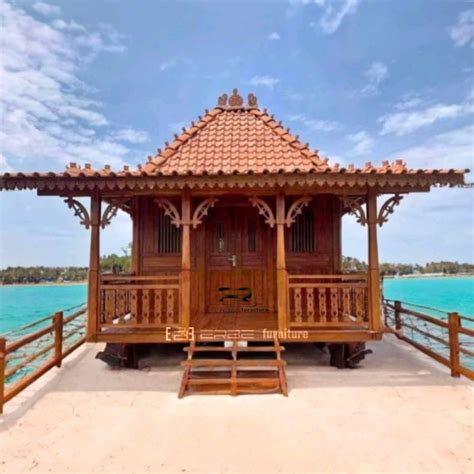 Jual Rumah Joglo Pendopo Gazebo Rumah Villa Kayu Jati Ukuran 6 X 6