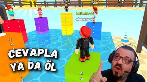 Cevapla Ya da Öl Oynuyoruz Roblox Türkçe 1 YouTube