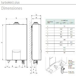 Calentador Vaillant Turbomag Plus Gas Natural