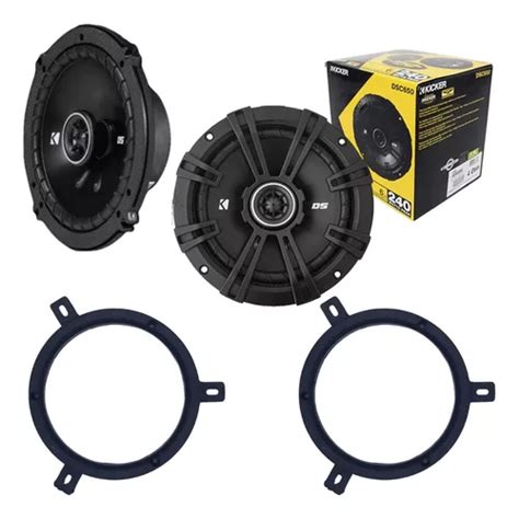 Set Bocinas Kicker Dsc654 240w 6 5 2 Vias Con Base Nissan