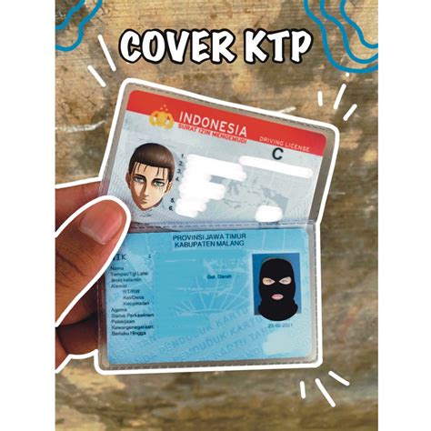 Jual Cover KTP SIM Pelindung KTP ID Card Unik Design Anime Vol 2