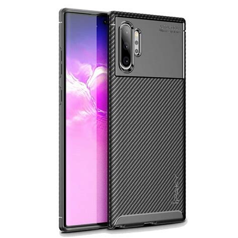 ᐉ Защитный чехол IPAKY Carbon Fiber для Samsung Galaxy Note 10+ (N975 ...