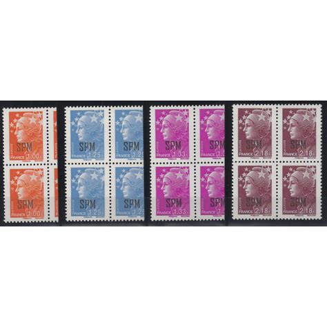 Timbres De Saint Pierre Et Miquelon N S Rie En Bloc De Neuf