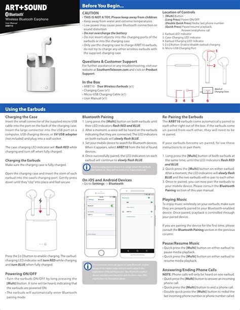 Tws Wireless Earbuds User Manual