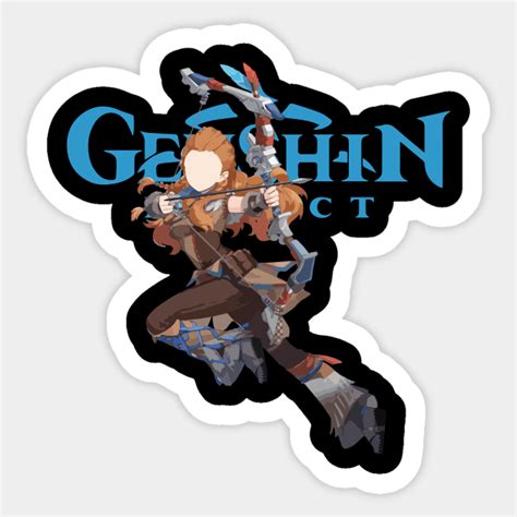 Genshin Impact Aloy Genshin Impact Sticker TeePublic