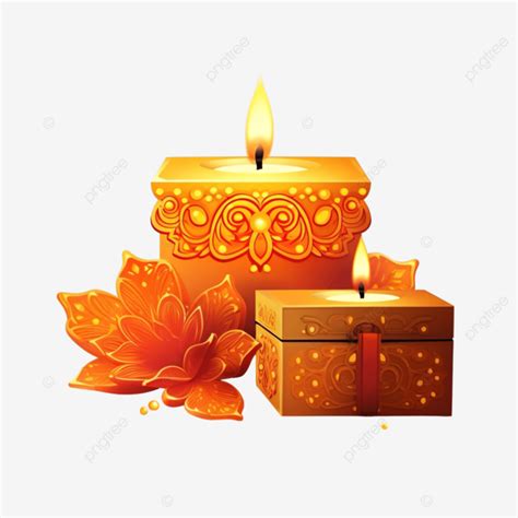 Dise O De Banner De Feliz Diwali Con Diya E Ilustraci N De Caja De