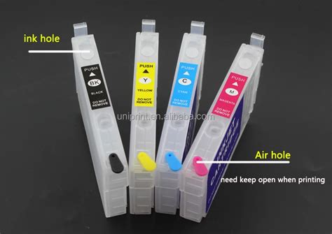 Up 812 812xl 822 822xl Refillable Ink Cartridge With Chip For Epson Wf