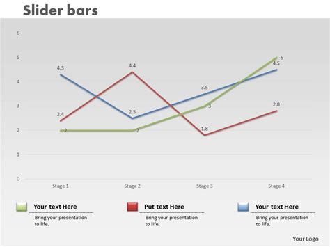 0414 Slider Line Chart Trend Series Powerpoint Graph Powerpoint Slide