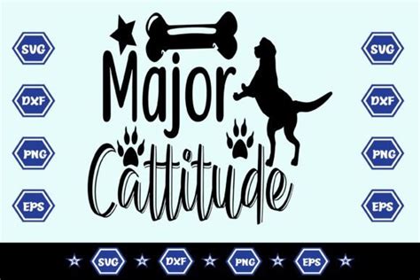 Major Cattitude Svg Sublimation Design Graphic By Best Shop · Creative