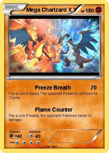 Pokémon Mega Charizard X Y 12 12 Freeze Breath My Pokemon Card