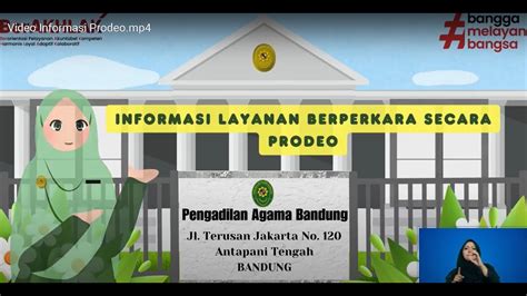 Informasi Prodeo Pengadilan Agama Bandung YouTube