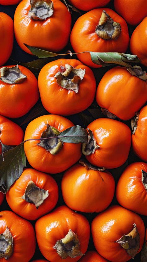 fresh persimmons, persimmon fruit, ripe persimmon, persimmon background ...