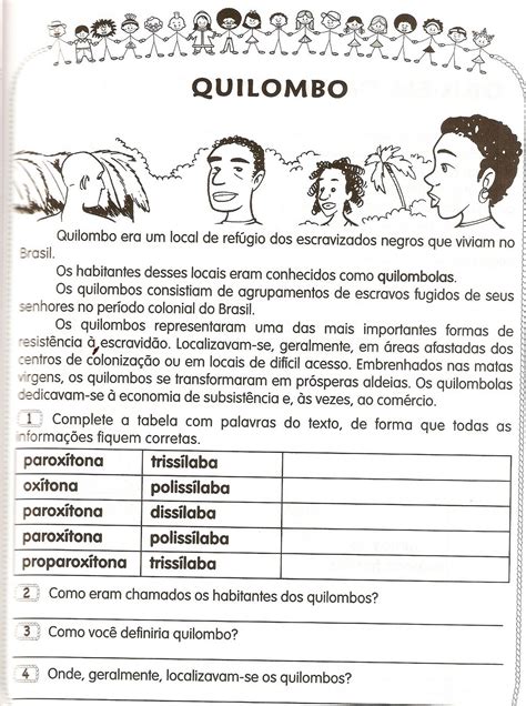 Atividades Sobre Comunidades 3 Ano