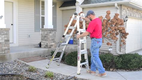 Gorilla Ladders 17 Ft MPX Aluminum Multi Position Ladder With 375 Lb