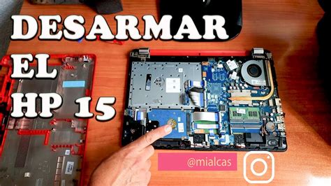 Desarmar Desmontar Abrir Un Laptop Hp Bw Ns Laptop Hp Ssd