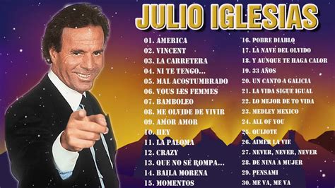 JULIO IGLESIAS MIX 30 SUPER ÉXITOS ROMÁNTICOS DEL RECUERDO YouTube