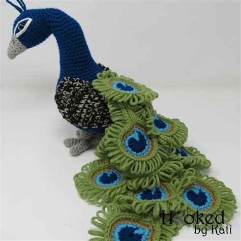 Regal The Peacock Premium Crochet Pattern Printable Hooked By Kati