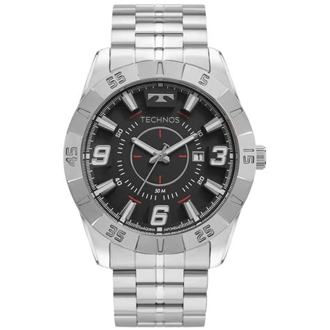 Rel Gio Technos Masculino Performance Racer Kyx R Prata