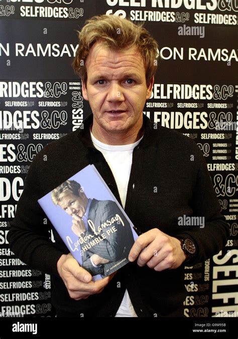 Gordon ramsay promotes his autobiography hi-res stock photography and ...