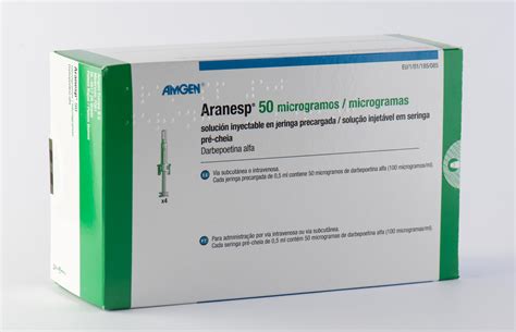 Aranesp 50 Microgramos 4 Jeringas Precargadas Solucion Inyectable 0 5