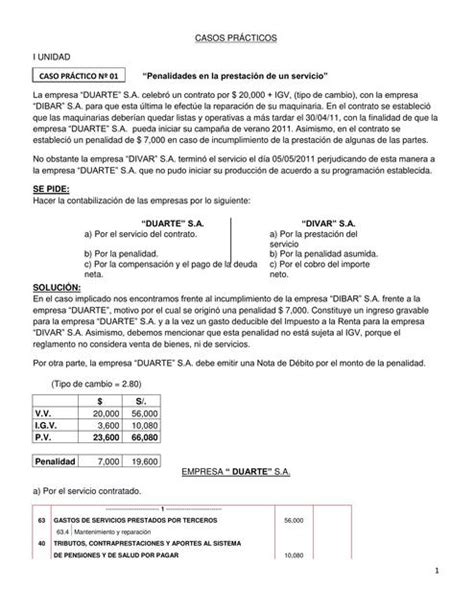 Casos Prácticos Contabilidad Tributaria Renzo Cuzco uDocz