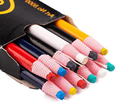 Vanyibro 12 Pieces Sewing Mark Chalk Pencil Settailors Marking And