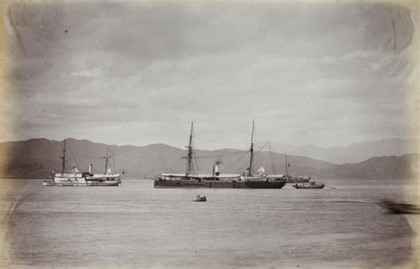 Imperial Chinese Navy Gunboats Fujian Fleet Historical Photographs