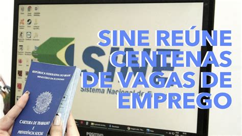 SINE reúne centenas de vagas de emprego na região salários podem