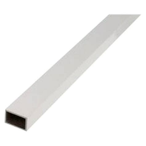 Alberts Tubo Rectangular M X Mm X Mm Aluminio Blanco