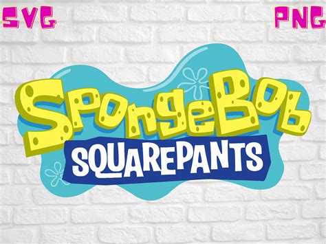 SpongeBob SquarePants Logo SVG Digital File Only SVG png | Etsy