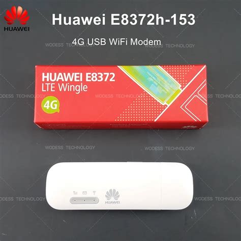 Originele HUAWEI 4G Wingle E8372h 153 LTE USB WiFi Modem Auto Wifi