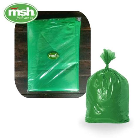 Jual MSH Plastik Sampah Hijau PE 90 X 120 Cm 80 Micron 5 Lembar Di