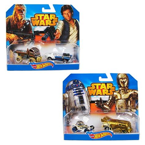 Star Wars Hot Wheels 1 64 Character Car 2 Pack Case Mattel Star