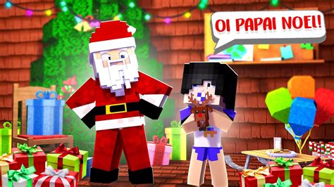 Beb Billy Conheceu O Papai Noel Minecraft Youtube