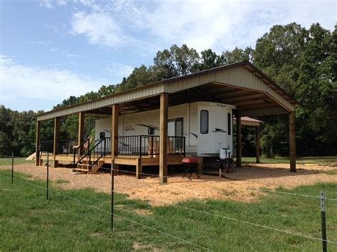 Perfect Pole Barn Rv Cover Metal Garage Carports And Buildings